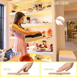 16.4ft 3000K Shelf Sights, Plug-in Cut to Size COB LED Light Strip for 6 Shelves, Hand-Sweep Under Shelf Lighting for Pantry Bookshelf