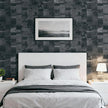 LACHEERY Dark Brick Peel and Stick Wallpaper Geometric Tiles 17.5