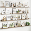 72 Inch Wall Shelves Set of 4, Modern Picture Ledge Shelves with Lip, Long Large Nursery Book Shelf for Toys Storage, Kids Bookshelf, Wall Mounted Living Room Bedroom Decor Frames
