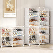 Shoe Storage,10 Tier Shoe Rack Organizer for Closet Shoe Cabinet with Door Shoe Shelves for Closet,Entryway,Hallway,Bedroom