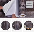 WENMER Grey Wood Peel and Stick Shiplap Self Adhesive Wallpaper - 17.71