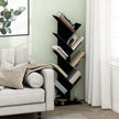 Furinno TREE Book Shelf, 9-Tier Bookshelf, Tree Bookcase with Angled Open Shelf, 8.4