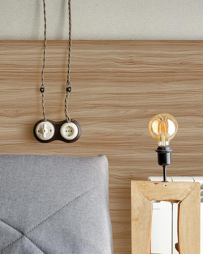 Sevalo Wood Contact Paper Wood Peel and Stick Wallpaper Light Wooden Look Grain Contact Paper for Cabinets and Drawers Self Adhesive Removable Wallpaper Natural Waterproof Vinyl 15.7inW 197inL