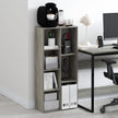 Furinno LUDER Book Shelf, 7-Cube Bookshelf, Bookcase, 9.4 x 19.5 x 41.7, for Living Room, Bedroom, Home Office, French Oak