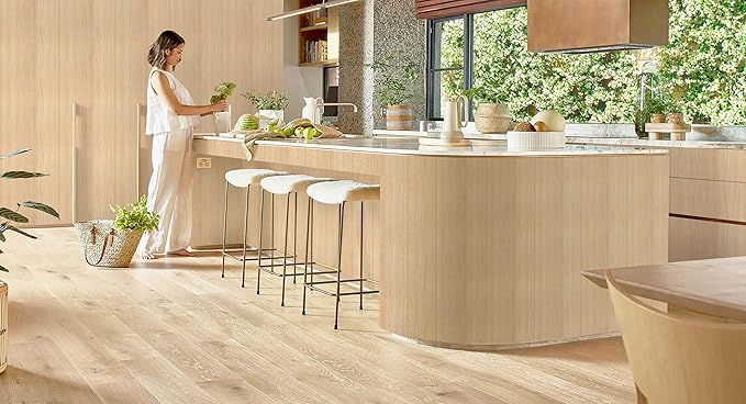 Heroad Brand Natural Wood Contact Paper for Cabinets Light Wood Grain Contact Paper Decorative Self Adhesive Wood Wallpaper 17.71 inch x59 inch /Roll