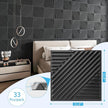 Art3d 33-Pack 3D Wall Panels for Interior Wall Decor, Textured Accent Wall Paneling for Living Room, Bedroom, TV Wall Background, 12