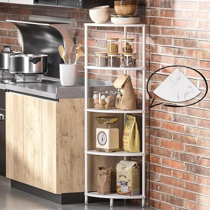 5 Tier Corner Shelf Stand, 44.1