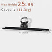 Long Floating Shelves for Wall 47 Inch,Real Wood Picture Ledge Shelf with Lip Set of 4,Photo Frame Storage Display for Living Room Nursery Bedroom Bathroom Kitchen Home Office Decor (Black)