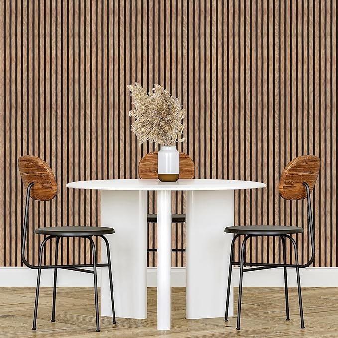 Yun-aeon Natural Wood Peel and Stick Wallpaper Wood Slats - 17.3