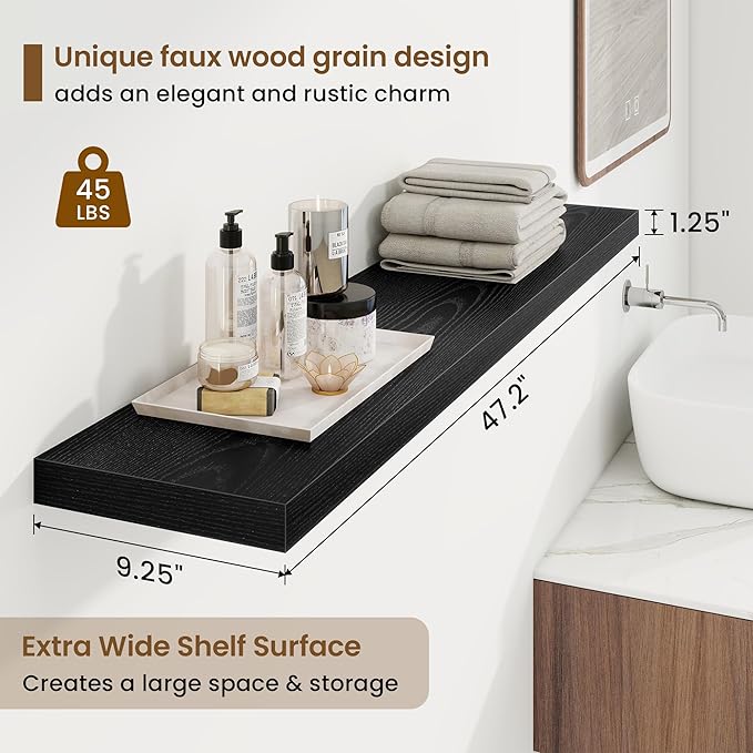 48in Floating Shelves for Wall, 48