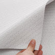 Haimin Fabric Wallpaper Textured Contact Paper (24in X 393in) Grasscloth Wallpaper Peel and Stick Faux Linen Wall Paper Waterproof Vinyl Self Adhesive (Light Gray)