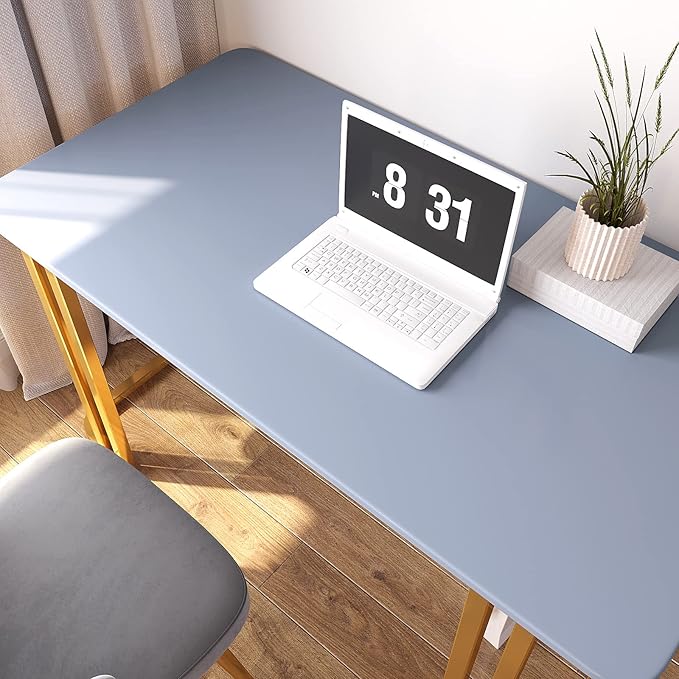 VEELIKE Thick Periwinkle Blue Wallpaper Peel and Stick Blue Contact Paper for Cabinets Desk Bookshelves Countertops 24''x354'' Removable Self Adhesive Matte Blue Wall Paper for Bedroom Bathroom Dorm