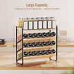 MUDEELA 4 Tier Spice Rack Organizer for Cabinet, Wooden Vertical Spice Shelf, Seasoning Organizer for Countertop, Kitchen, Pantry, Freestanding, 13.4