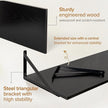 Deep Floating Shelves Wall Mounted, 36