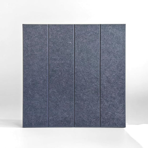 21.65" Large Square Acoustic Panels 4-Pack - Sound Absorbing Wall Panels, Noise Reducing Soundproof Decorative Felt Tiles for Home Office, Studio, Living Room - Denim Blue