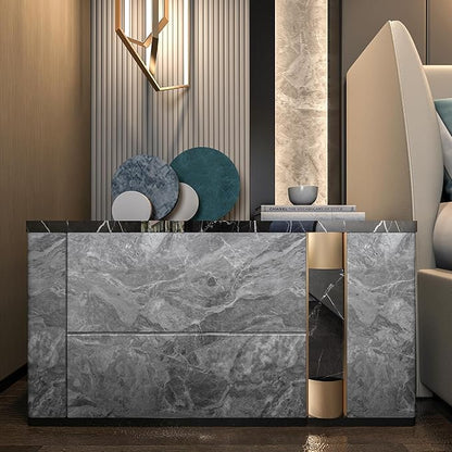 Dark Gray Marble Paper Thick Matte Countertop Contact Paper for Kitchen Bathroom Self Adhesive Waterproof Granite Wallpaper Stick and Peel Counter Top Laminant Marble Look Vinyl Countertop Paper