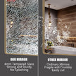 30x36 Gold Mirror for Bathroom, Brushed Gold Metal Framed Mirror for Vanity, Rectangle Wall Mouted Mirror, Rounded Corner, Shatterproof, Anti-Rust (Horizontal/Vertical)