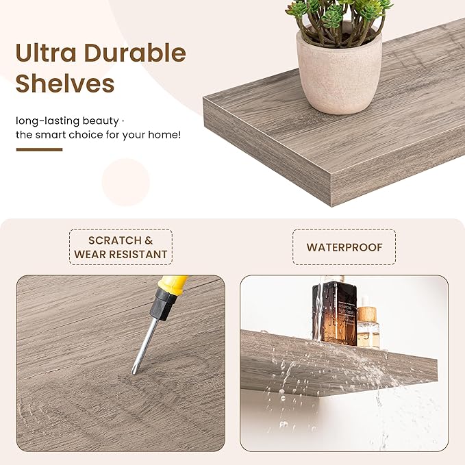 36in Floating Shelves for Wall, 36