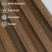 WPC Slat Wall Panels, 16 Packs 48 x 6 Inch 3D Wall Panels for Interior Wall Decor, Fluted Accent Wall Paneling for Living Room TV Background Study Room Office Spaces Bedroom, Taupe