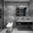 TOTIO Ultra Wide Grey Marble Wallpaper Peel Stick 32x315inch Matte Thicken Waterproof Adhesive Dark Gray Granite Textured Countertop Contact Paper Vinyl Wall Sticker for Kitchen Bathroom TV Backdrop