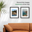 FrameWorks 8x10 mat to 5x7 Classic Wooden Picture Frames Tempered Glass/White / 6-Pack