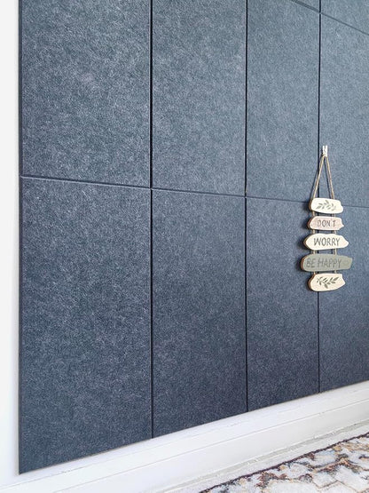 Acoustic Panels 12-Pack Soundproof Wall Panels 24"X12"X0.35" Sound Panels High Density Sound Dampening Panels - Denim