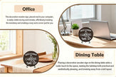 Coffee Desk Decor Sign, Farmhouse Wood Plaque, It Is Coffee Time Wood Sign, Cafe Lover Gifts, Decor For Home Kitchen Table Top, Wooden Round Decorations With Stand-17