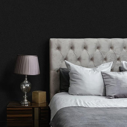 Matte Black Peel and Stick Wallpaper Black Contact Paper for Cabinets and Drawers Self Adhesive Removable Wallpaper for Bedroom Bathroom Black Countertop Contact Paper Waterproof 197inL 15.7inW