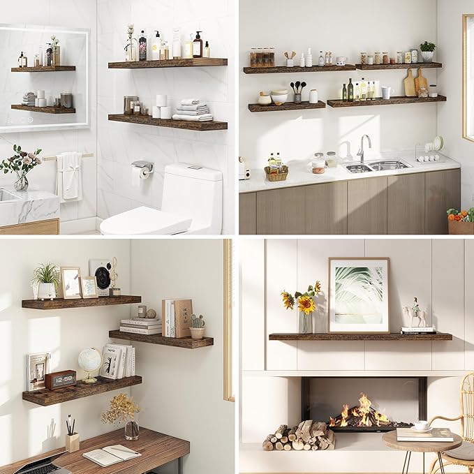Dreamland 36 Inches Floating Shelves for Wall, 9.3
