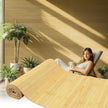Bamboo Wall Panels for Interior Wall Decor: Natural Flexible Pole Wrap Decorative Wall Panel, Wainscoting Wall Cladding Paneling for Living Room,Bedroom,Office,Ceiling,Kitchen 2.3ft X 8ft
