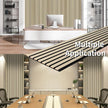 Art3dwallpanels Wood Slat Wall Panel, 108'' x 13'' Wood Panels for Wall 2 Pack 3D Soundproof Wall Panels, Large Acoustic Panels Sound Absorbing for Interior Ceiling and Wall Decor Noise Reduction,Oak