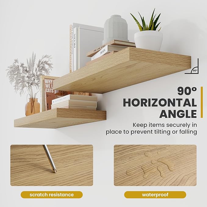 55 Inch Floating Shelves, 9.3