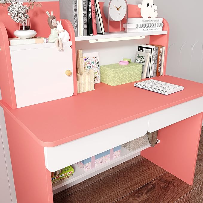 VEELIKE Thick Salmon Pink Peel and Stick Wallpaper Coral Pink Contact Paper for Cabinets Furniture Nursery Decor 24''x354'' Renter Friendly Self Adhesive Peach Color Wallpaper for Bedroom Girls Room