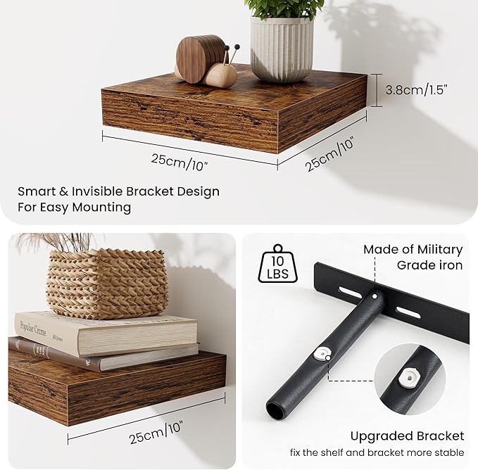 Fun Memories Floating Shelves for Wall - 10