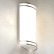 ASD LED Indoor Wall Mount Light Fixture - 14 Inch 20W Modern Interior Nickel Dimmable Wall Sconce Light - ETL 3000K 4000K 5000K Adjustable - Hallway, Bedroom LED Wall Lights