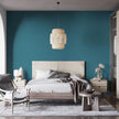 Amiya Teal Peel and Stick Wallpaper Solid Color Textured Contact Paper Pure Teal Self Adhesive Wallpaper Matte Removable Wall Paper Decorative Walls Decal Vinyl Roll A Set of15.7×236