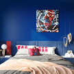 VEELIKE Royal Blue Wallpaper Peel and Stick Thick Blue Contact Paper for Cabinets Desk Drawers 15.7''x118'' Waterproof Self Adhesive Removable Wall Paper for Bedroom Bathroom Boys Room Classroom