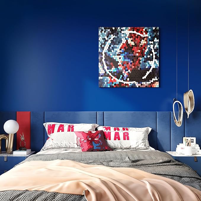 VEELIKE Thick Royal Blue Contact Paper Peel and Stick for Cabinets Desk Doors 24''x354'' Matte Blue Wallpaper for Bedroom Bathroom Boys Room Renter Friendly Self Adhesive Blue Vinyl Wrap for Kitchen