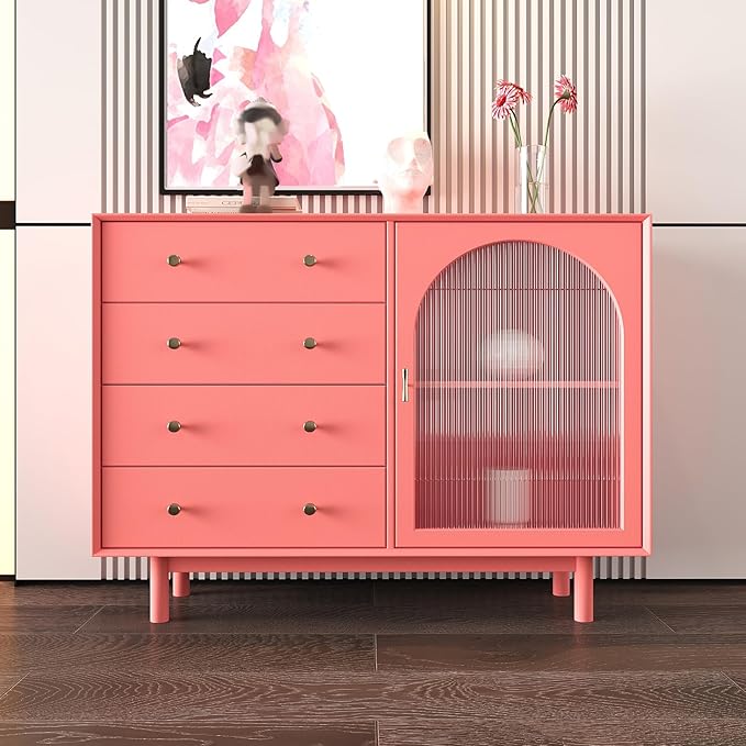 VEELIKE Thick Salmon Pink Peel and Stick Wallpaper Coral Pink Contact Paper for Cabinets Furniture Nursery Decor 24''x354'' Renter Friendly Self Adhesive Peach Color Wallpaper for Bedroom Girls Room