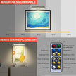 Wall Picture Lights with Remote, Dimmable Painting Light Battery Powered with 3 Lighting Colors,Timer auto-OFF, Art Display Light for Indoor Wall Pictures Paintings Frames Gallery Hallway-6PACK