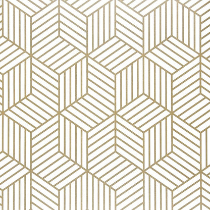 WENMER Geometric Hexagon Peel and Stick Wallpaper - 17.71 Inch x 590 Inch Removable Self-Adhesive Vinyl Film for Home Use