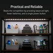 POWER PRACTICAL Luminoodle Under Cabinet Lighting - Click LED Light Strip for Shelves, Kitchen Cabinets, & Furniture, 1-Pack Includes Power Button & Tape Adhesive - Warm White (2700K)