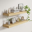 Fun Memories Deep Floating Shelves, Solid Wood Floating Shelves Wall Mounted, 9.3