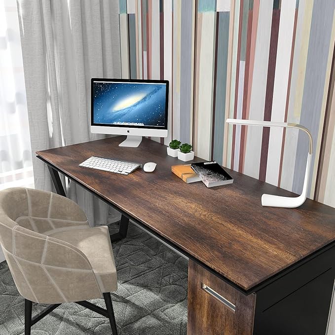 Decotalk Wood Contact Paper Wood Grain Contact Paper for Cabinets Wood Wallpaper Peel and Stick Brown Wood Wallpaper for Walls Removable 17.7"x120" Self Adhesive Faux Wood Vinyl Wrap Roll