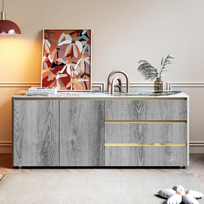 Stickyart Gray Wood Contact Paper Peel and Stick Wallpaper Wood 15.8