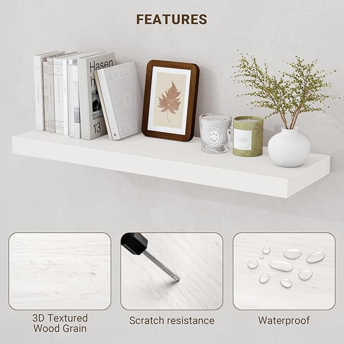 24 Inch Floating Shelves, 24