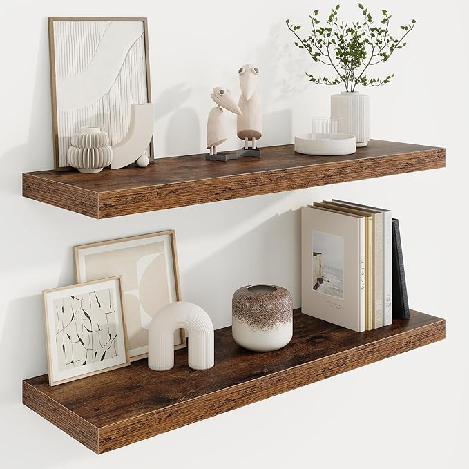 Marsmiles 32in Floating Shelves for Wall, 32