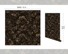 FLFK Peel and Stick Wallpaper Black Gothic Wall Paper for Bedroom Kitchen Apartment Decor 16