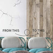 Yun-aeon Natural Wood-Grey Wood Contact Paper Peel and Stick Wallpaper 17.3