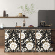 Boho Wallpaper Peel and Stick Dark Floral Wallpaper for Cabinet 17.5in x118in Vintage Contact Paper Waterproof Self Adhesive Modern Flowers Leaf Wall Paper for Room Walls Bathroom Decor